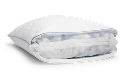 the inner zipper lining of the cloud adjustable pillow