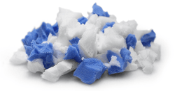 Tempur-blend material within the tempur-cloud adjustable base