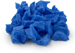 the blue extra soft material inside the cloud adjustable pillow