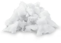 the white supportive material inside the cloud adjustable pillow